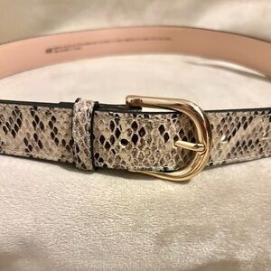 *2 for $10* H&M Snakeskin Belt with Gold Buckle